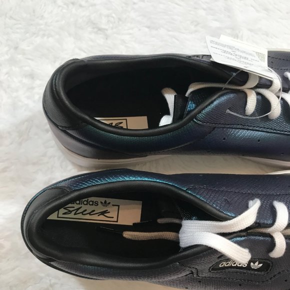 NEW Adidas REFLECTIVE Sleek WOMENS 9 Sneaker FV3403 BLUE REFLECTIVE OIL SLICK NW - Picture 4 of 10